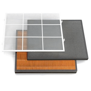 Luftreiniger arbeiten mit mehrstufiger Filtertechnik